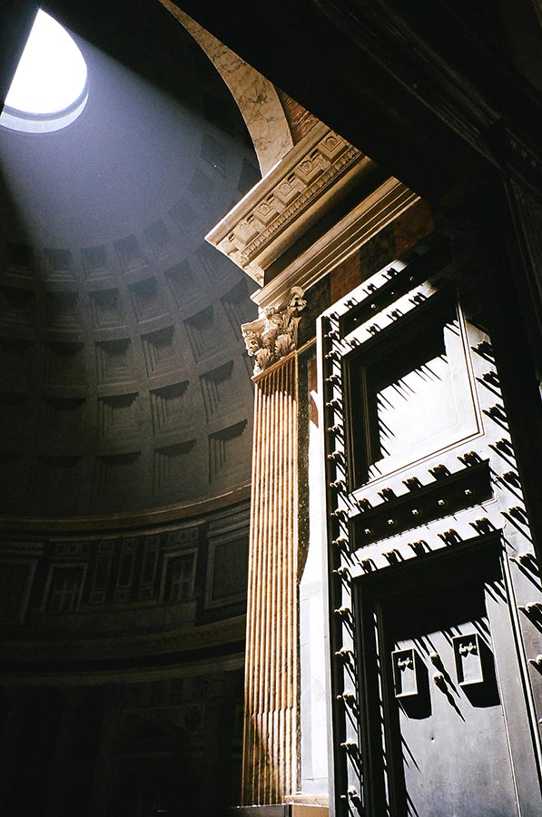 Pantheon Doors, 35mm, 2008